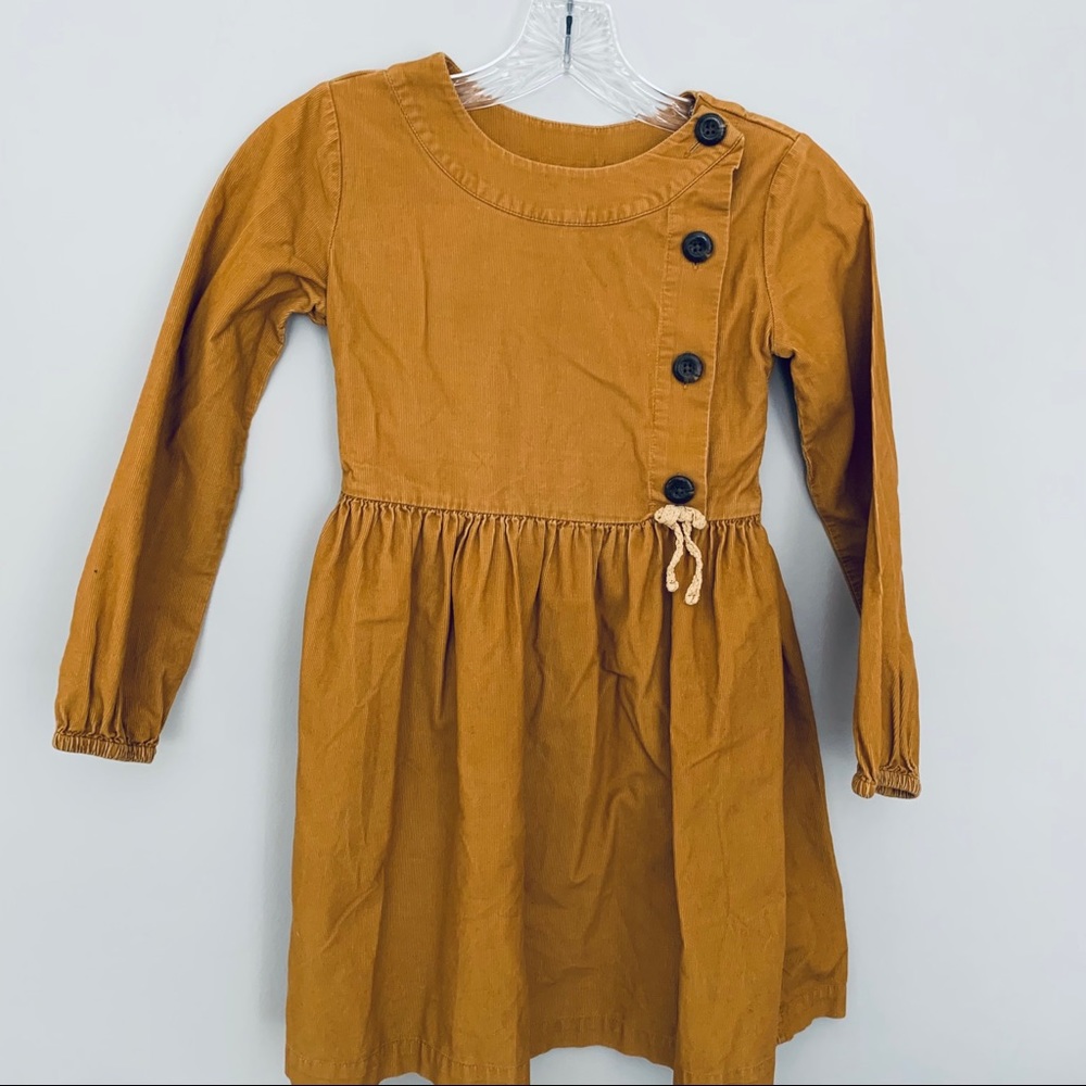 $$SOLD$$ Hannah Anderson mustard corduroy dress - Picture 1 of 8